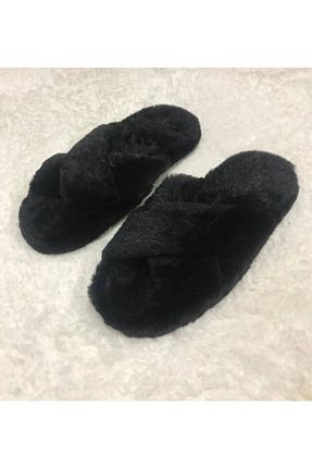 دمپائی خانگی مشکی زنانه پاشنه کوتاه (1 - 4 سانتی متر) WOSSE - کد 798084176