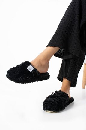 دمپائی خانگی مشکی زنانه پارچه ای Moda Devrin - کد 851259921