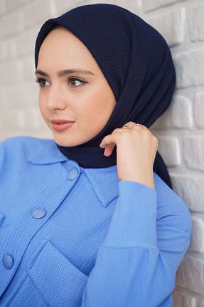 شال سرمه ای زنانه جاز Şalland - کد 856409956