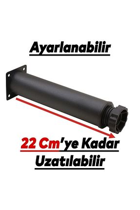 پایه مبل مشکی Badem10 - کد 444669612