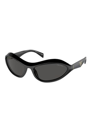 عینک آفتابی مشکی زنانه UV400 Prada - کد 856462610