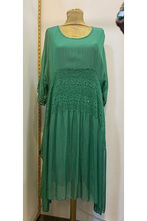 لباس سبز زنانه بافتنی BOUTIQUE SERTAÇ - کد 854385219