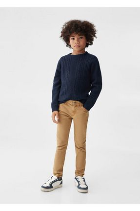شلوار قهوه ای بچه گانه پارچه MANGO Kids - کد 748880632