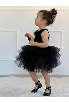 لباس مشکی بچه گانه بافتنی Süslüm Kids - کد 742475628