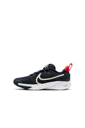 کفش پیاده روی سرمه ای بچه گانه پارچه ای Nike - کد 802068122