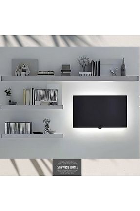 قفسه دیواری سفید 50 سانتی متر Sunwise Home - کد 856262781