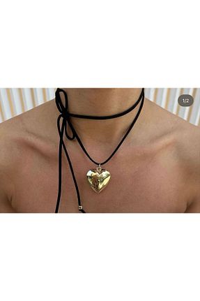 گردنبند جواهر طلائی زنانه فلزی Pao Rosa - کد 855231000