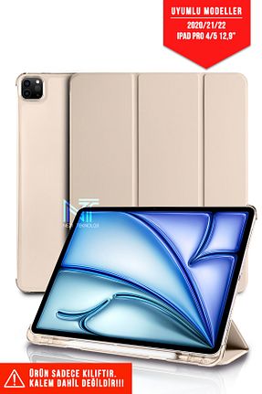 کیف تبلت طلائی Apple Uyumlu Nezih Case - کد 855442666