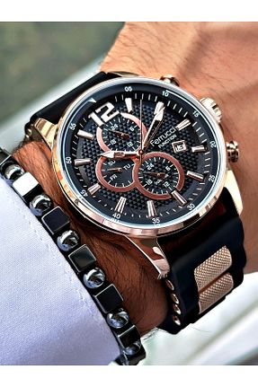 ساعت مچی صورتی مردانه 46-50 میلی متر Ferrucci - کد 856271614