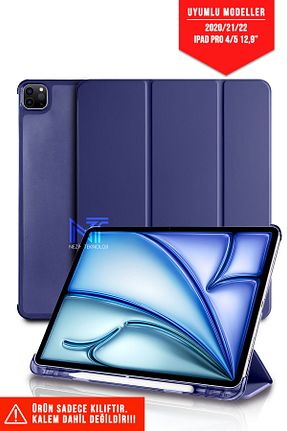 کیف تبلت سرمه ای Apple Uyumlu Nezih Case - کد 855442665