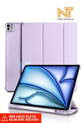 کیف تبلت بنفش Apple Uyumlu Nezih Case - کد 855442792