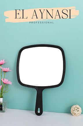 آینه مشکی پلاستیک KaktüsKedi - کد 749571481