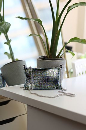 کیف مجلسی سبز زنانه چرم مصنوعی Moom Bag - کد 856302223
