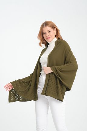 شال خاکی زنانه اکریلیک VEGA MODA - کد 856299315