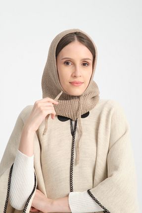 کلاه پشمی قهوه ای زنانه اکریلیک VEGA MODA - کد 856320685