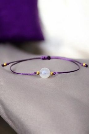 دستبند جواهر رنگی زنانه سنگ طبیعی NBS Beautiful Naturel Stones - کد 856316305