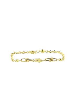 دستبند طلا بژ زنانه 14 عیار Altınkaynak - کد 856341493