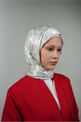 شال طوسی زنانه پلی استر LOSYANA - کد 856359844