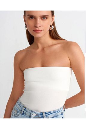 بلوز سفید زنانه ساده NEER - کد 841650441