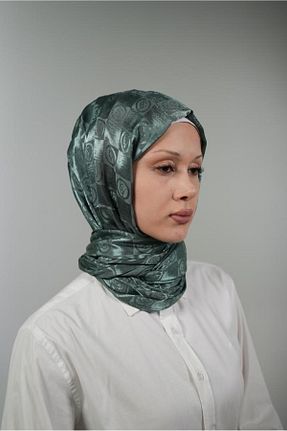 شال سبز زنانه پلی استر LOSYANA - کد 856360118