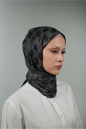 شال طوسی زنانه پلی استر LOSYANA - کد 856359862