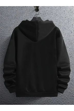 سوئیشرت سایز بزرگ مشکی زنانه سایز بزرگ EYAX MODA - کد 848708530