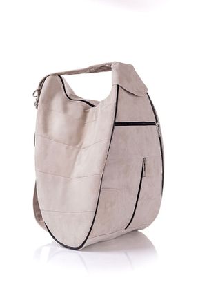 کوله پشتی بژ زنانه سایز متوسط fubileather - کد 855810304