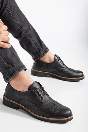 کفش کلاسیک مشکی مردانه چرم مصنوعی VOLE - کد 267175207