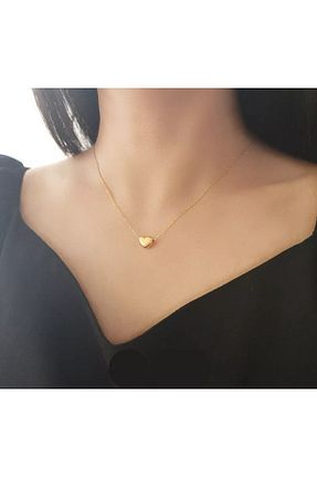 گردنبند جواهر طلائی زنانه برنجی Monalisa - کد 662955694