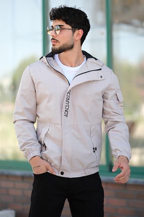 بادگیر و بارانی طوسی مردانه پلی استر Stilkombin - کد 809379823