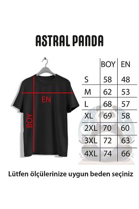 تیشرت سایز بزرگ مشکی زنانه اورسایز Astral Panda - کد 856439027