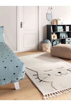 فرش بژ آنتی آلرژی Turkrugs - کد 856310263