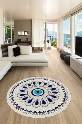فرش سفید آنتی آلرژی Adella Home - کد 130003672
