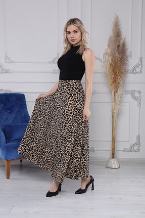 دامن حجاب مشکی زنانه کمر کش دار Gül Moda - کد 130519256