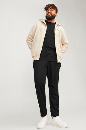 شلوار کرمگن مشکی مردانه اسلیم فیت Jack & Jones - کد 856693842