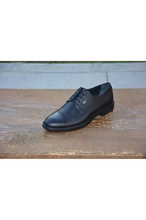 کفش کژوال مشکی مردانه چرم خالص LİCCAS - کد 856773293