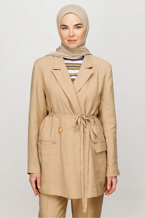 شال بژ زنانه ویسکون HUDANA - کد 856149776