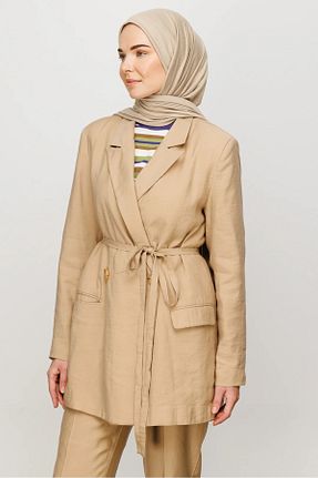 شال بژ زنانه ویسکون HUDANA - کد 856149776