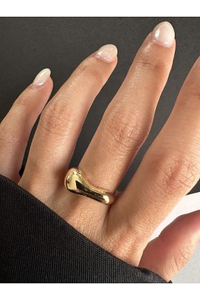 انگشتر جواهر طلائی زنانه روکش طلا ringbox - کد 767283495