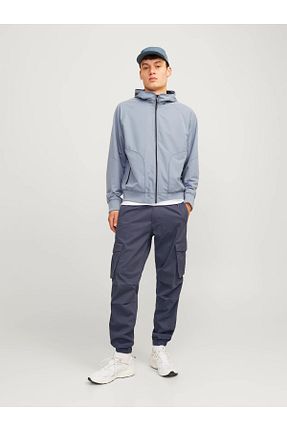 شلوار آبی مردانه پنبه - الاستین Jack & Jones - کد 856500169