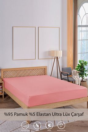 ست ملحفه تکنفره صورتی پنبه ای y.h yıldızer home collection - کد 855537748