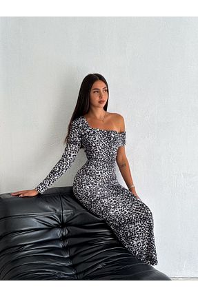 لباس مشکی زنانه بافتنی Sobce - کد 856527272