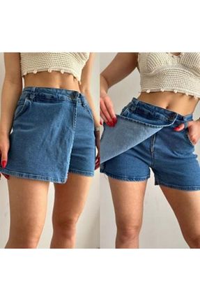 شلوار جین آبی زنانه پاچه لوله تفنگی Night Butik - کد 775932482