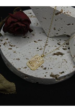 گردنبند استیل ( فولاد ) طلائی زنانه استیل (فولاد) lysiaaccessory - کد 856531145