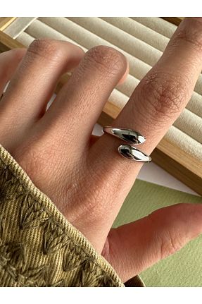 انگشتر جواهر زنانه روکش طلا ringbox - کد 822875519