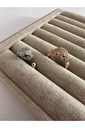 انگشتر جواهر طلائی زنانه زیرکن ringbox - کد 664442323