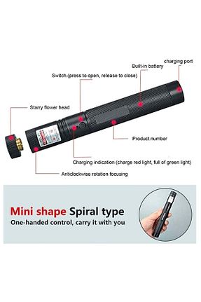چراغ دستی مشکی Nanopro - کد 384812485