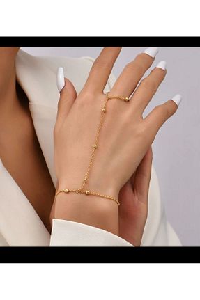 شاهمران جواهر طلائی زنانه رودیوم Arescollection - کد 810293856