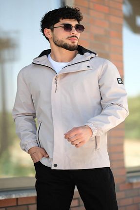 بادگیر و بارانی طوسی مردانه پلی استر Stilkombin - کد 809380718