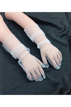 دستکش سفید بچه گانه پلی استر es moda shop - کد 856846433
